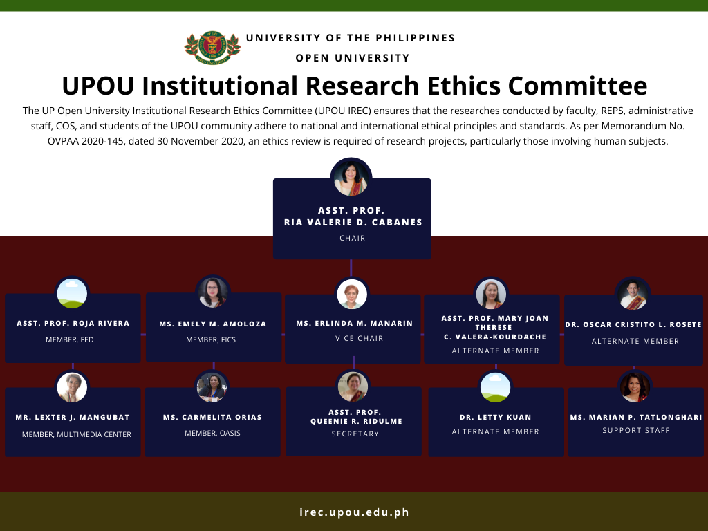 research ethics committee vacancies